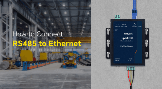 La mejor manera de conectar RS485 a Ethernet – Convertidor de RS485 a Ethernet Cover