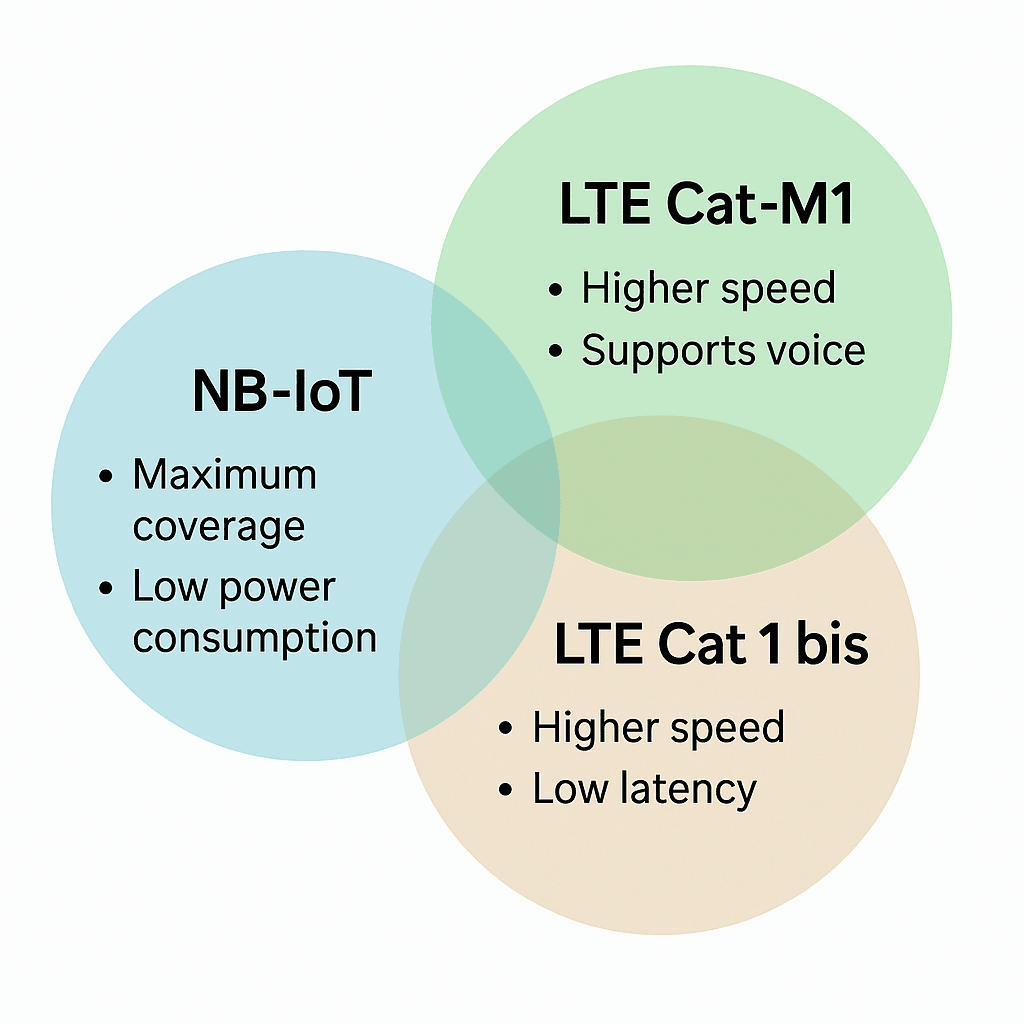 Comparativa NB-IoT, LTE Cat-M1 y LTE Cat 1 bis Cover