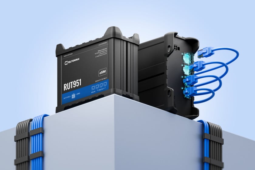 Nuestro más vendido, mejorado: Descubra el router PoE+ RUT951 Cover