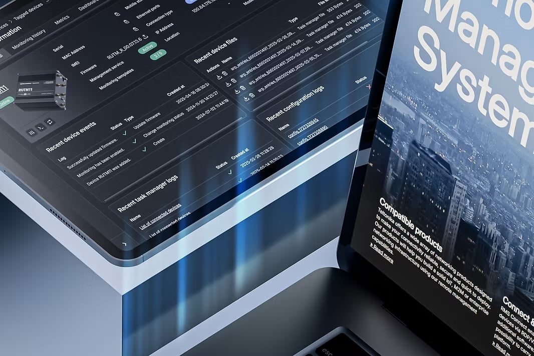 Gestión remota más allá del router: control total de la red industrial con RMS Cover